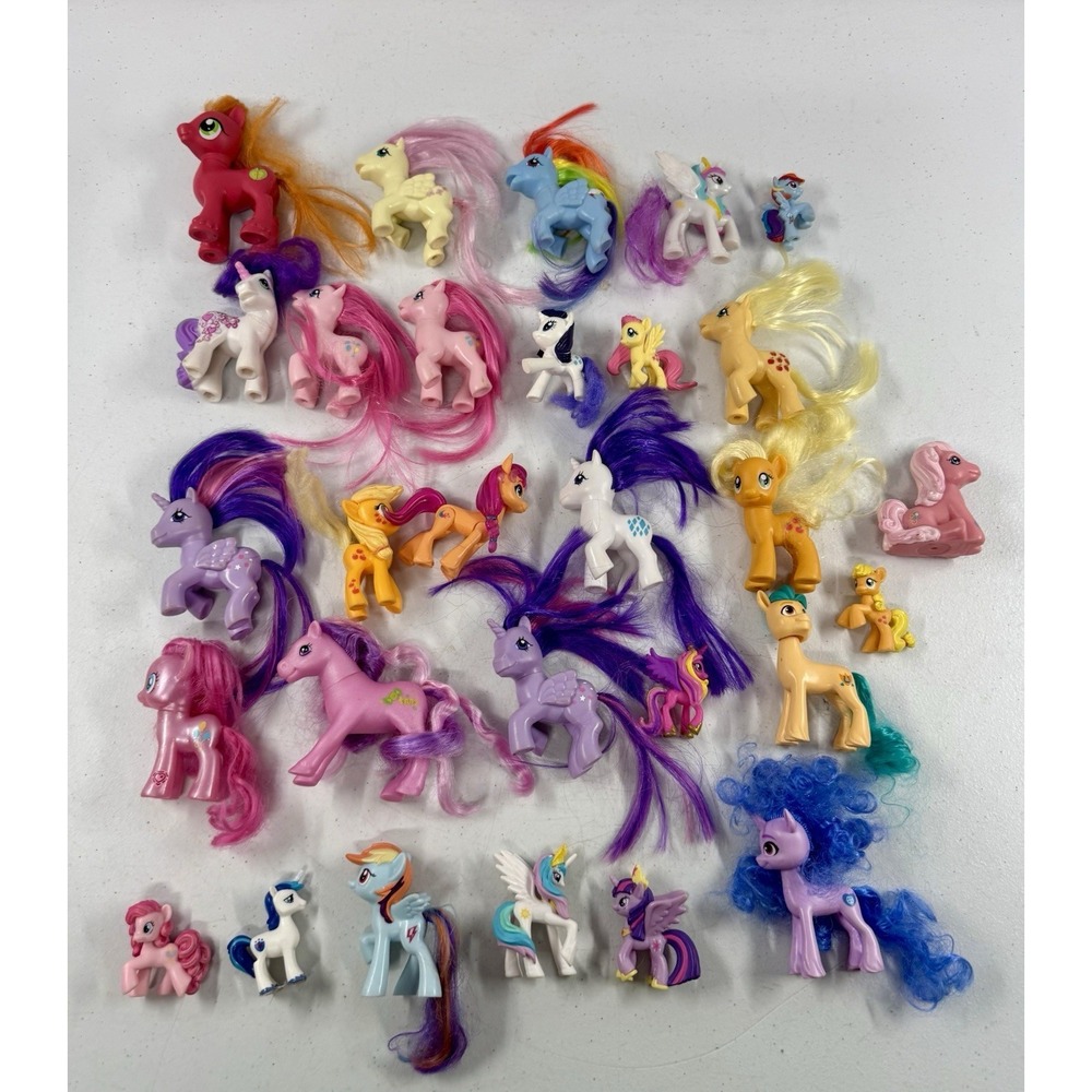 Lot of 29 My Little Pony Vinyl Figures Mystery Blind Bags